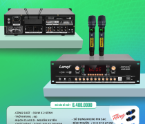 Ampli Lovina 25D-36 kèm 2 micro Mới 2025