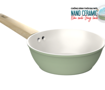 Chảo phủ sứ Nano đáy từ Sunhouse Healthy SHG20MT1