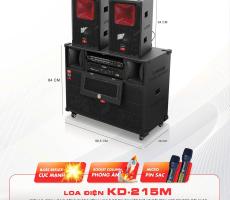 Loa kéo điện karaoke di động Lovina KD-215M Mới
