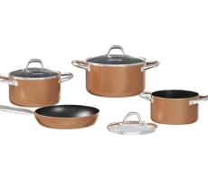 Bộ nồi chống dính đáy từ Sunhouse SHG8081MB