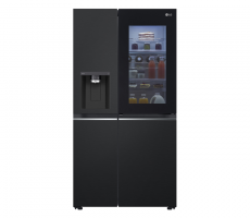 Tủ lạnh LG Instaview lấy nước ngoài UVnano 635L màu đen GR-X257BL